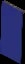 Minecraft Blue wall banner item