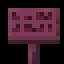 Minecraft Crimson Sign item