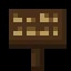 Minecraft Dark Oak Sign item