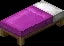 Minecraft Magenta Bed item