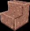 Minecraft Polished Granite Stairs item
