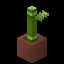 Minecraft Potted Bamboo item