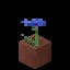 Minecraft Potted Cornflower item