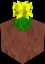 Minecraft Potted Dandelion item