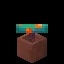 Minecraft Potted Warped Fungus item