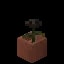 Minecraft Potted Wither Rose item