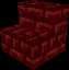 Minecraft Red Nether Brick Stairs item