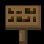 Minecraft Spruce Sign item