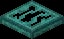 Minecraft Warped Trapdoor item
