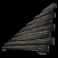 ARK: Survival Ascended Sloped Wood Wall Left item