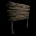 ARK: Survival Ascended Wooden Billboard item
