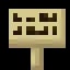 Minecraft Birch Sign item