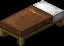 Minecraft Brown Bed item