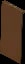 Minecraft Brown wall banner item