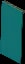 Minecraft Cyan wall banner item