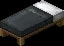 Minecraft Gray Bed item
