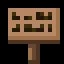 Minecraft Jungle Sign item