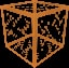 Minecraft Orange Stained Glass item
