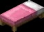 Minecraft Pink Bed item