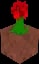 Minecraft Potted Poppy item
