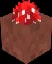Minecraft Potted Red Mushroom item