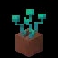Minecraft Potted Warped Roots item