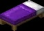 Minecraft Purple Bed item