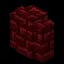 Minecraft Red Nether Brick Wall item