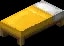 Minecraft Yellow Bed item